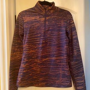 Nike Pro Dri-Fit top. Shimmery bronze print. Like new